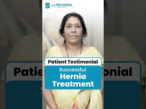 Patient Testimonial | She got recovered from Hernia | Best Hernia treatment in Hyderabad (in Telugu)