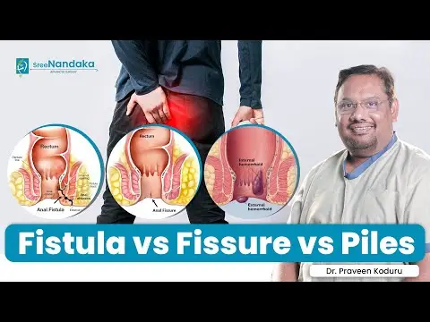 Difference between Fistula, Fissure & Piles | Fissure treatment in Hyderabad | Dr. Praveen Koduru