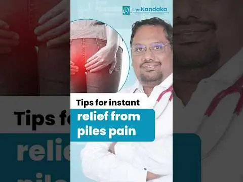 How to get instant relief from Piles Pain | Hemorrhoids Pain Solution | Dr. Praveen Koduru