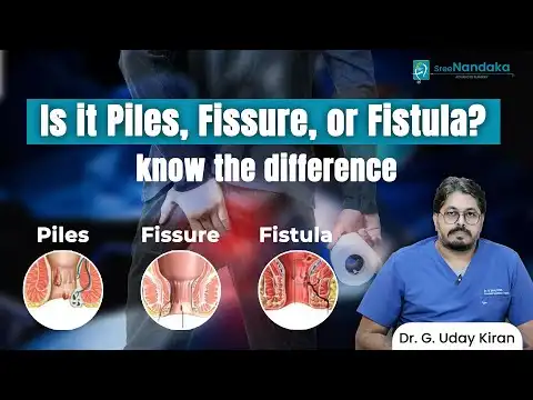 Anorectal disorders: Piles, Fissures & Fistula | Causes, Symptoms and Treatment | Dr. G. Uday Kiran